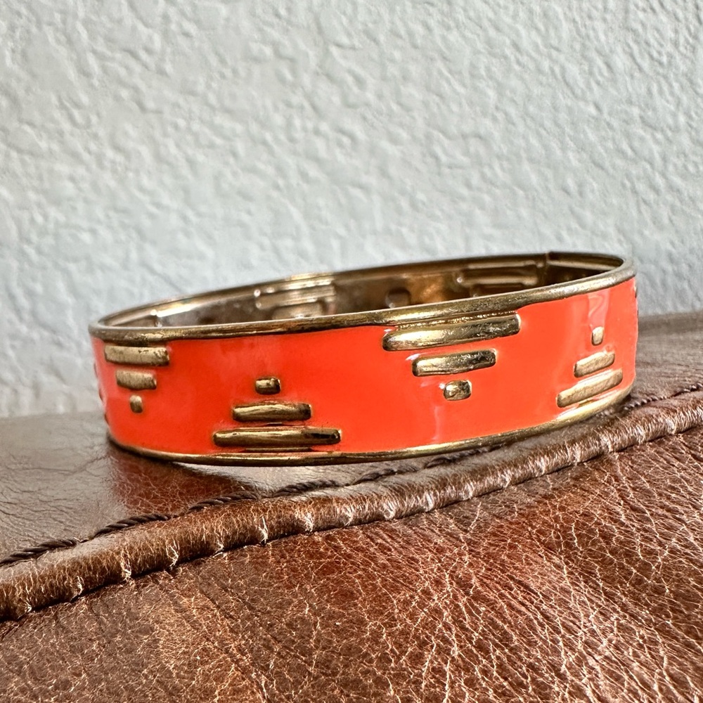 Orange and Gold Bracelet